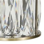 Joliet Antique Brass And Clear Glass Table Lamp 353848