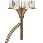 Joliet Antique Brass And Clear Glass Table Lamp 353848