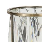 Joliet Antique Brass And Clear Glass Wall Light 353849