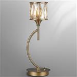 Antique Brass With Cognac Glass