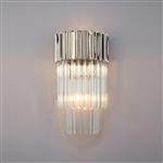 Polished Nickel And Clear Glass