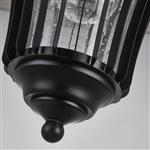 Laurie Satin Black IP54 Outdoor Pendant 369624