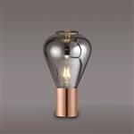 Copper And Smoked Plated Glass