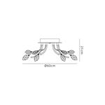 Zionsville LED Small Polished Chrome And Crystal Flush Fitting LT33133