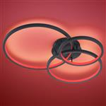 Aaron Anthracite Smart LED Ceiling Fitting 652710342