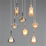Aldea Round 8-Light Multicoloured Cluster Pendant 349430817