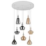 Aldea Round 8-Light Multicoloured Cluster Pendant 349430817