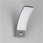 Beja IP44 LED PIR Outdoor Anthracite Wall Light R23359142