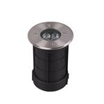 Belaja IP65 Matt Nickel LED Round Walk Over Decking Recessed Light 821660107
