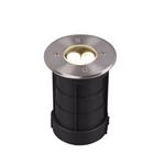 Belaja IP65 Matt Nickel LED Round Walk Over Decking Recessed Light 821660107