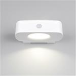 Bilbao IP44 White Outdoor PIR Solar Wall Light R23336201