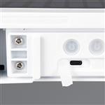 Bilbao IP44 White Outdoor PIR Solar Wall Light R23336201