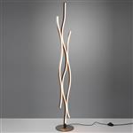Blaze LED Brushed Aluminium Floor Lamp 441210305