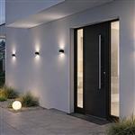 Bolo Medium IP44 Black And White Outdoor Globe Spike Light R57043001