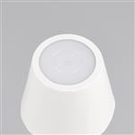 Diaz IP44 LED Matt White Rechargeable Touch Table Lamp R55961131