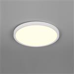 Draco LED Large Matt White Round Flush CCT Flush Fitting R65891931