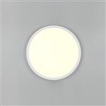 Draco LED Large Matt White Round Flush CCT Flush Fitting R65891931