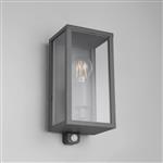 Garonne IP44 Anthracite Motion Sensor Outdoor Wall Mounted Light 201869142