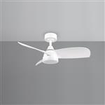 Helsinki LED Matt White Summer And Winter Fan Light R62732131