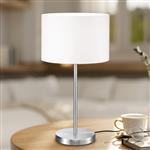 Hotel Large White Shade Table Lamp 511100101
