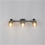 Jack Matt Black And Smoked Glass Triple Spotlight R86423032