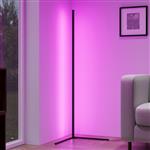 Level LED Gaming Black Dynamic RGB Colour Changing Floor Lamp R45721102