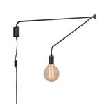 Line Matt Black Swing Arm Wall Light 200200132