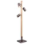 Marley Wood and Nickel Dual-Use LED Floor Lamp 412510407