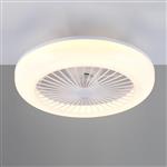 Mora LED CCT White Flush 3 Speed Ceiling Fan Light R64032101