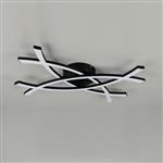 Pollock LED Matt Black Flush Mounted Fitting R23691132