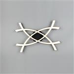 Pollock LED Matt Black Flush Mounted Fitting R23691132