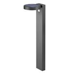 Posadas LED Solar Powered PIR Anthracite Outdoor Post Lamp R42251142
