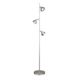 Romeo 3-Light Matt Nickel CCT LED Floor Lamp 437010307