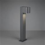 Roya IP44 Anthracite Outside Post Lamp 504260142