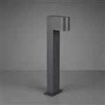 Roya IP44 Anthracite Outside Post Lamp 504260142