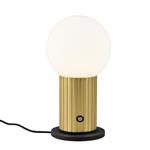 Tauris Matt Brass Battery LED Table Lamp 543510108