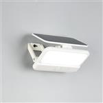 Viamao IP44 Solar PIR White Outdoor Wall Light R23166101