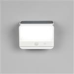 Viamao IP44 Solar PIR White Outdoor Wall Light R23166101
