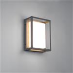 Witham IP54 Rectangular Outdoor Anthracite LED Wall Or Ceiling Fitting 277860142