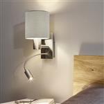 Satin Nickel With Taupe Shade
