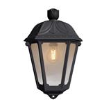 Esau Black Resin IP55 Half Lantern Wall Light ESAU