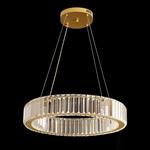 Gelmir Crystal and Gold Finish CCT LED Pendant LSTB051