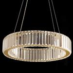 Gelmir Crystal and Gold Finish CCT LED Pendant LSTB051