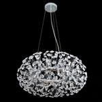 Leyndell Chrome 14-Light Crystal Ceiling Pendant LSTB047